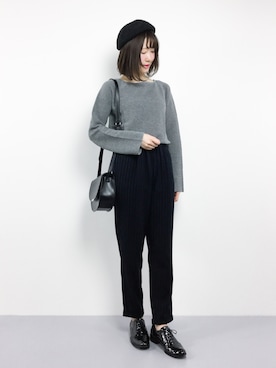 まるさん（レディース・161cm）の冬コーディネート