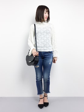 まるさん（レディース・161cm）の冬コーディネート