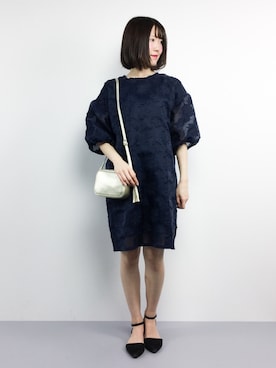 「SINDEE（シンディー）のアイテム」を使った、まるさん（レディース・161cm）の冬コーディネート