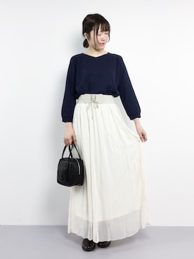 まるさん（レディース・161cm）の春コーディネート