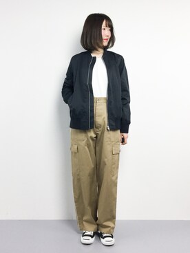 まるさん（レディース・161cm）の春コーディネート