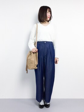 「Te chichi TERRASSE（テチチテラス）のアイテム」を使った、まるさん（レディース・161cm）の春コーディネート