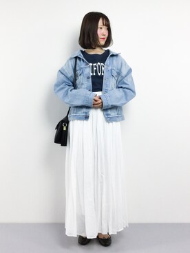 まるさん（レディース・161cm）の春コーディネート