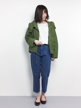 まるさん（レディース・161cm）の春コーディネート