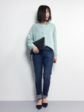 まるさん（レディース・161cm）の春コーディネート