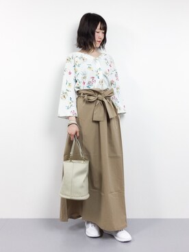 まるさん（レディース・161cm）の春コーディネート