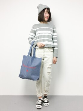 まるさん（レディース・161cm）の春コーディネート