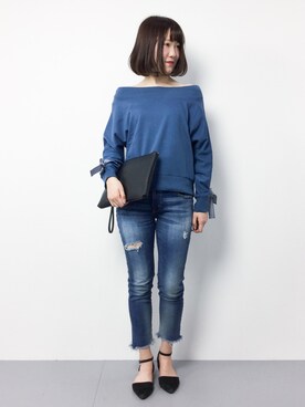 まるさん（レディース・161cm）の春コーディネート