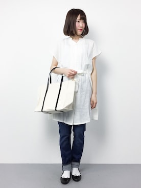 まるさん（レディース・161cm）の春コーディネート