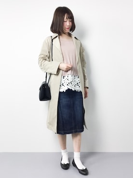 まるさん（レディース・161cm）の春コーディネート