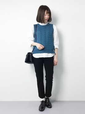 「vingtrois（バントロア）のアイテム」を使った、まるさん（レディース・161cm）の春コーディネート