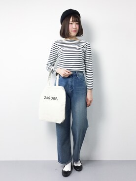 まるさん（レディース・161cm）の春コーディネート