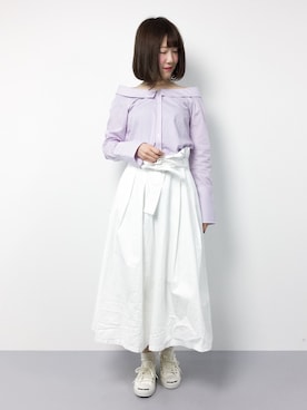 まるさん（レディース・161cm）の春コーディネート