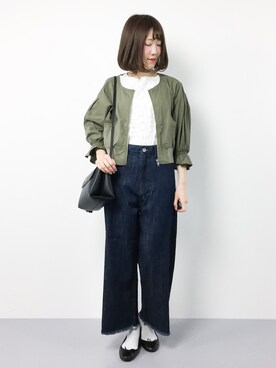 まるさん（レディース・161cm）の春コーディネート