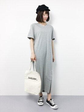 まるさん（レディース・161cm）の春コーディネート