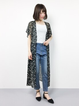 「N.（N. Natural Beauty Basic）（エヌエヌナチュラルビューティーベーシック）のアイテム（シャツワンピース）」を使った、まるさん（レディース・161cm）の春コーディネート