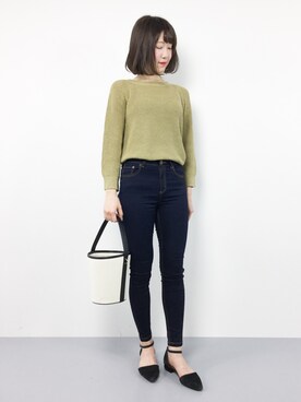 まるさん（レディース・161cm）の春コーディネート