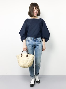 まるさん（レディース・161cm）の春コーディネート