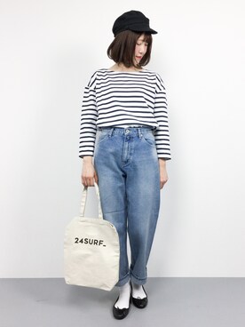 まるさん（レディース・161cm）の春コーディネート