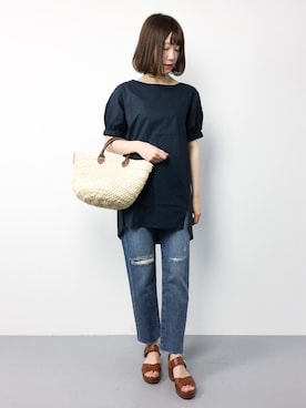 まるさん（レディース・161cm）の春コーディネート