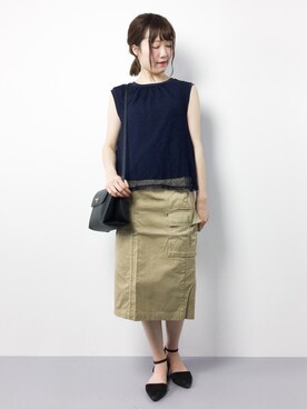 まるさん（レディース・161cm）の春コーディネート