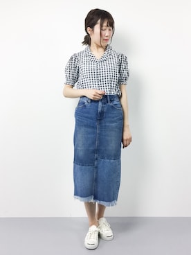 まるさん（レディース・161cm）の夏コーディネート