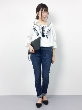 まるさん（レディース・161cm）の春コーディネート