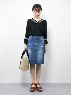 まるさん（レディース・161cm）の夏コーディネート