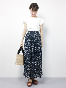 まるさん（レディース・161cm）の夏コーディネート