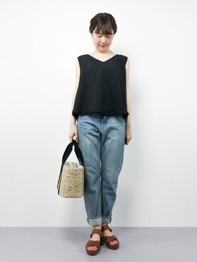 まるさん（レディース・161cm）の夏コーディネート