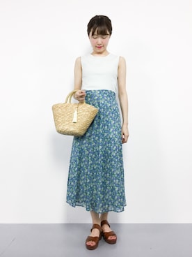 まるさん（レディース・161cm）の夏コーディネート