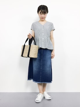 まるさん（レディース・161cm）の夏コーディネート