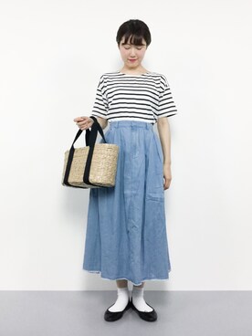 まるさん（レディース・161cm）の夏コーディネート