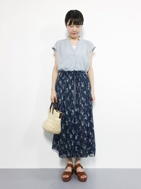 まるさん（レディース・161cm）の夏コーディネート