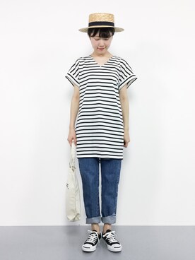 まるさん(レディース・161cm)の夏コーディネート