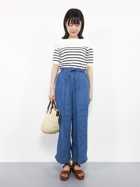 まるさん（レディース・161cm）の夏コーディネート