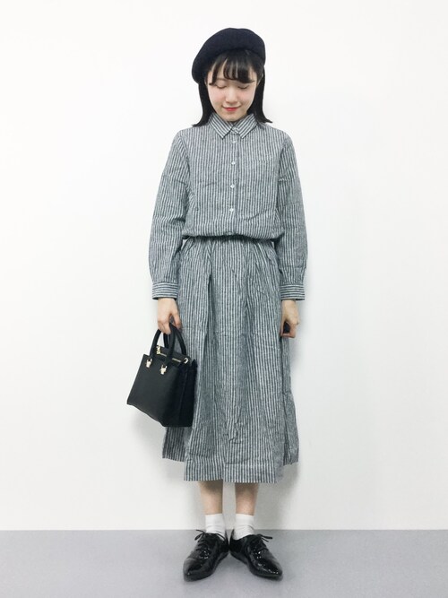 Zozotownまるさんのシャツワンピースを使ったコーディネート Zozotown