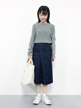 「こども ビームス（コドモビームス）のアイテム」を使った、まるさん（レディース・161cm）の秋コーディネート