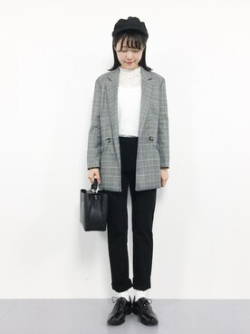 まるさん（レディース・161cm）の秋コーディネート