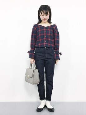 まるさん（レディース・161cm）の秋コーディネート