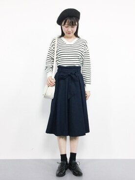 まるさん（レディース・161cm）の秋コーディネート