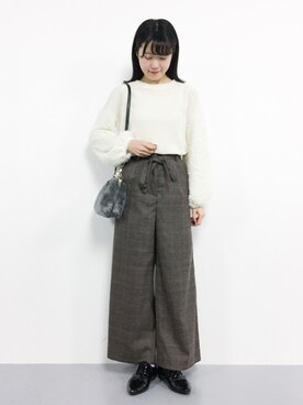 「rps（アールピーエス）のアイテム（その他トップス）」を使った、まるさん（レディース・161cm）の秋コーディネート