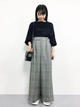 「Te chichi TERRASSE（テチチテラス）のアイテム」を使った、まるさん（レディース・161cm）の秋コーディネート