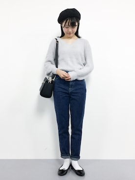 「夢展望（ユメテンボウ）のアイテム」を使った、まるさん（レディース・161cm）の秋コーディネート