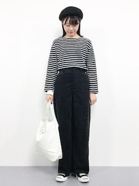 「NOWiSTYLE（ナウアイスタイル）のアイテム」を使った、まるさん（レディース・161cm）の秋コーディネート