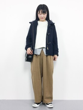 「HusHusH（ハッシュアッシュ）のアイテム（ジャケット/アウター）」を使った、まるさん（レディース・161cm）の秋コーディネート