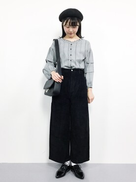 「Luz Llena（ラズレナ）のアイテム」を使った、まるさん（レディース・161cm）の秋コーディネート