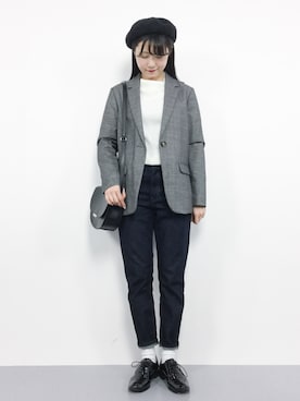 まるさん（レディース・161cm）の秋コーディネート