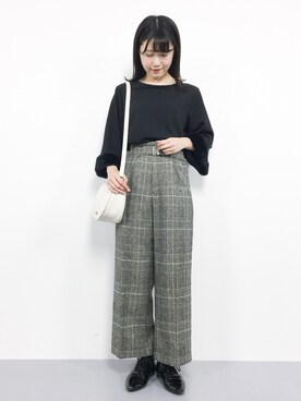 「rps（アールピーエス）のアイテム（その他トップス）」を使った、まるさん（レディース・161cm）の秋コーディネート