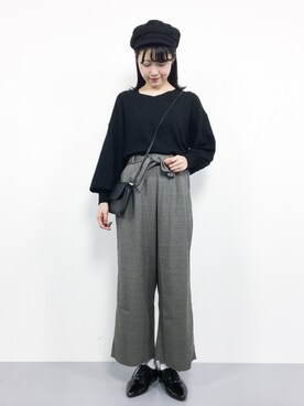 「TONE SELECT GOODS（トーンセレクトグッズ）のアイテム」を使った、まるさん（レディース・161cm）の秋コーディネート